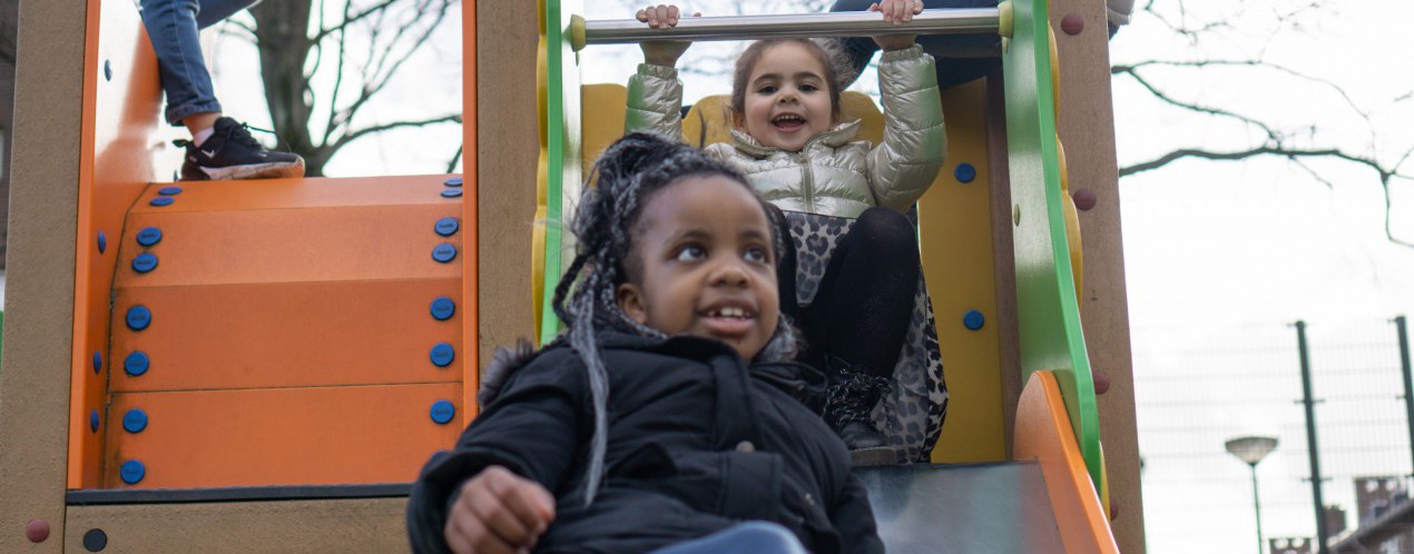 Kinderen bij De Kleine Zeester